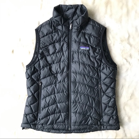 Patagonia Jackets & Blazers - Patagonia Black Down Puffer Sweater Vest Small